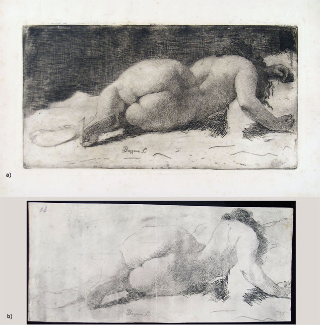Ernesto Bazzaro, female nude
